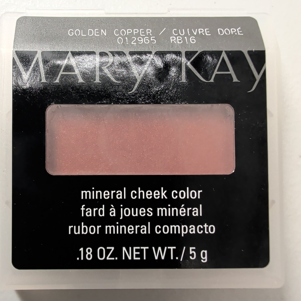 Mary Kay Mineral Cheek Color Golden Copper 012965 5g Blush RB16 Refill New